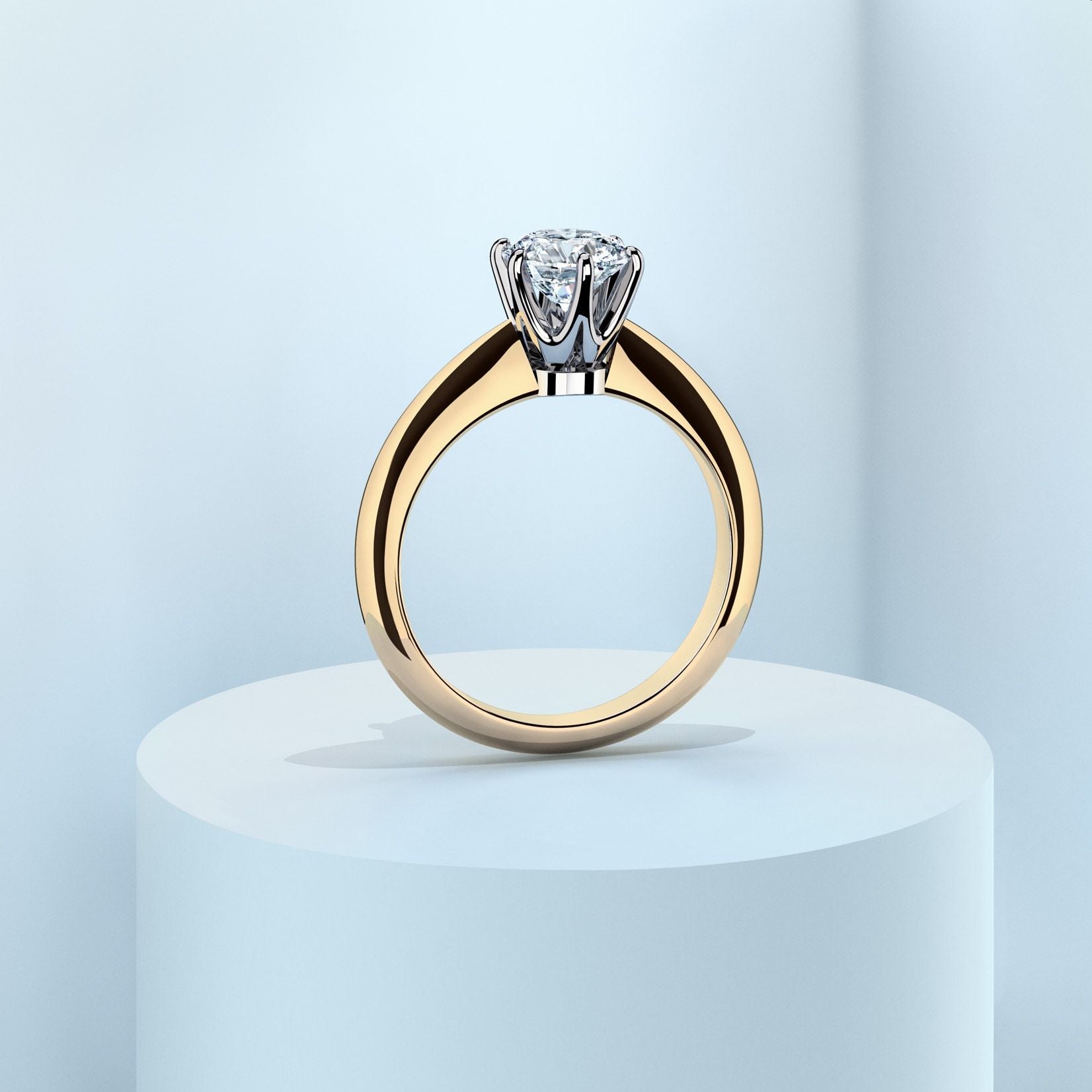 Couple Classic Signature 1ct Yellow Gold